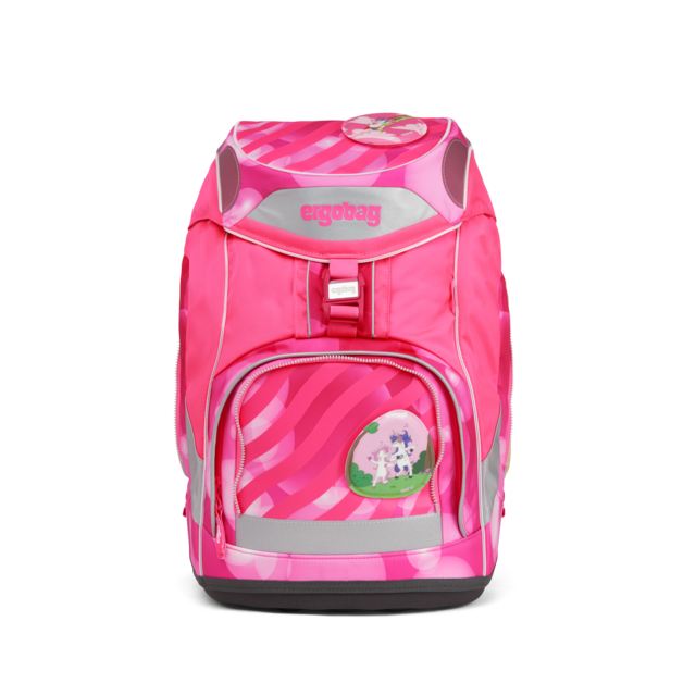 Ergobag 6-Piece School Backpack Set - WonBearful Unicorn NEO Edition for Kids | Lightweight, Durable & Water-Resistant | Perfect for School, Travel & Outdoor Adventures