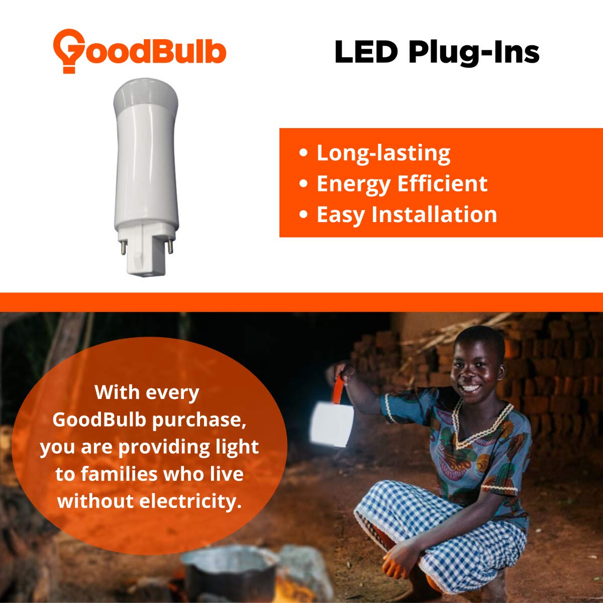 GoodBulb 13W G24D Base LED Light Bulbs - 10 Pack | 900 Lumens Warm White 3000K | Energy Efficient 9W Type A 2 Pin Replacement | 120° Beam Angle | Perfect for Commercial Lighting, Kitchens, Bathrooms & Office Spaces