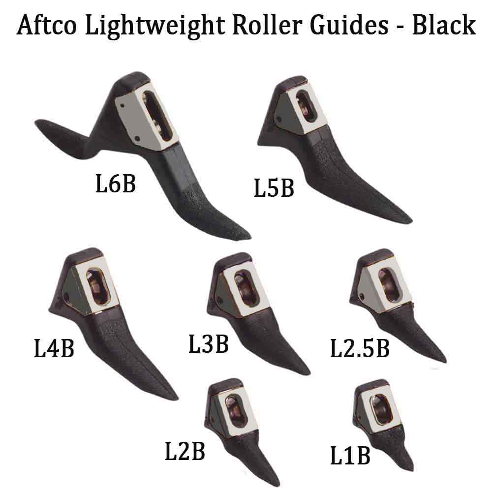 Aftco Lightweight Roller Fishing Guides - Smooth Casting Saltwater & Freshwater Rod Guides for Surf, Pier and Boat Fishing