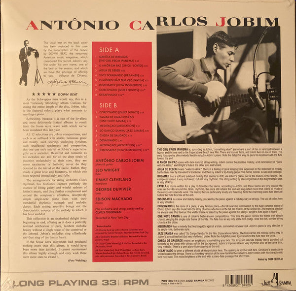 Antonio Carlos Jobim Music - Bossa Nova & Jazz Albums for Relaxation, Study & Romantic Evenings