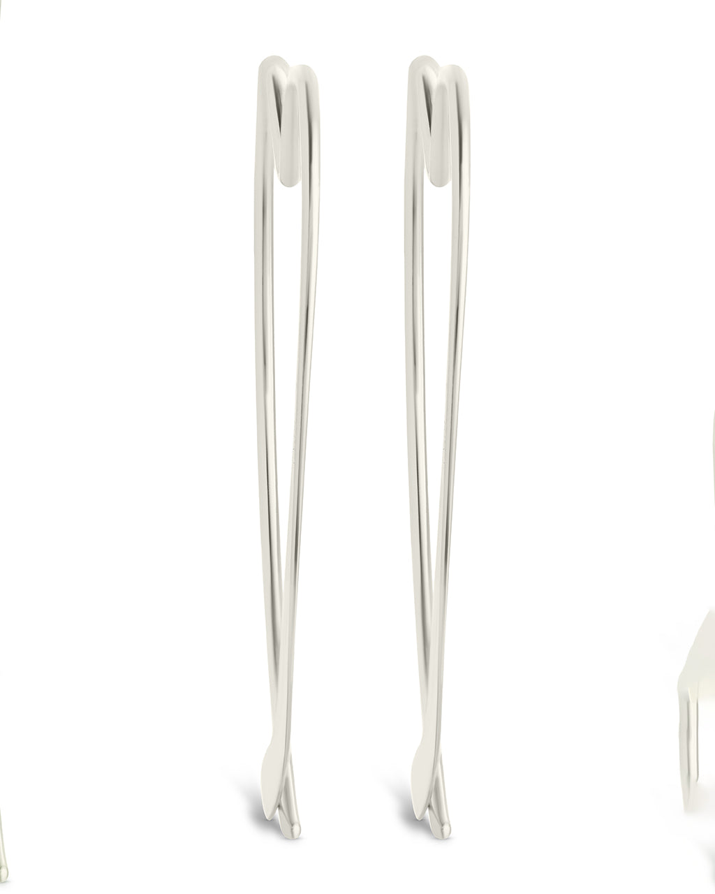 Rorie Heart Threader Hoops - Dainty Gold Earrings for Women, Minimalist Heart-Shaped Threader Earrings for Everyday Wear | Perfect for Date Night, Office & Casual Outfits