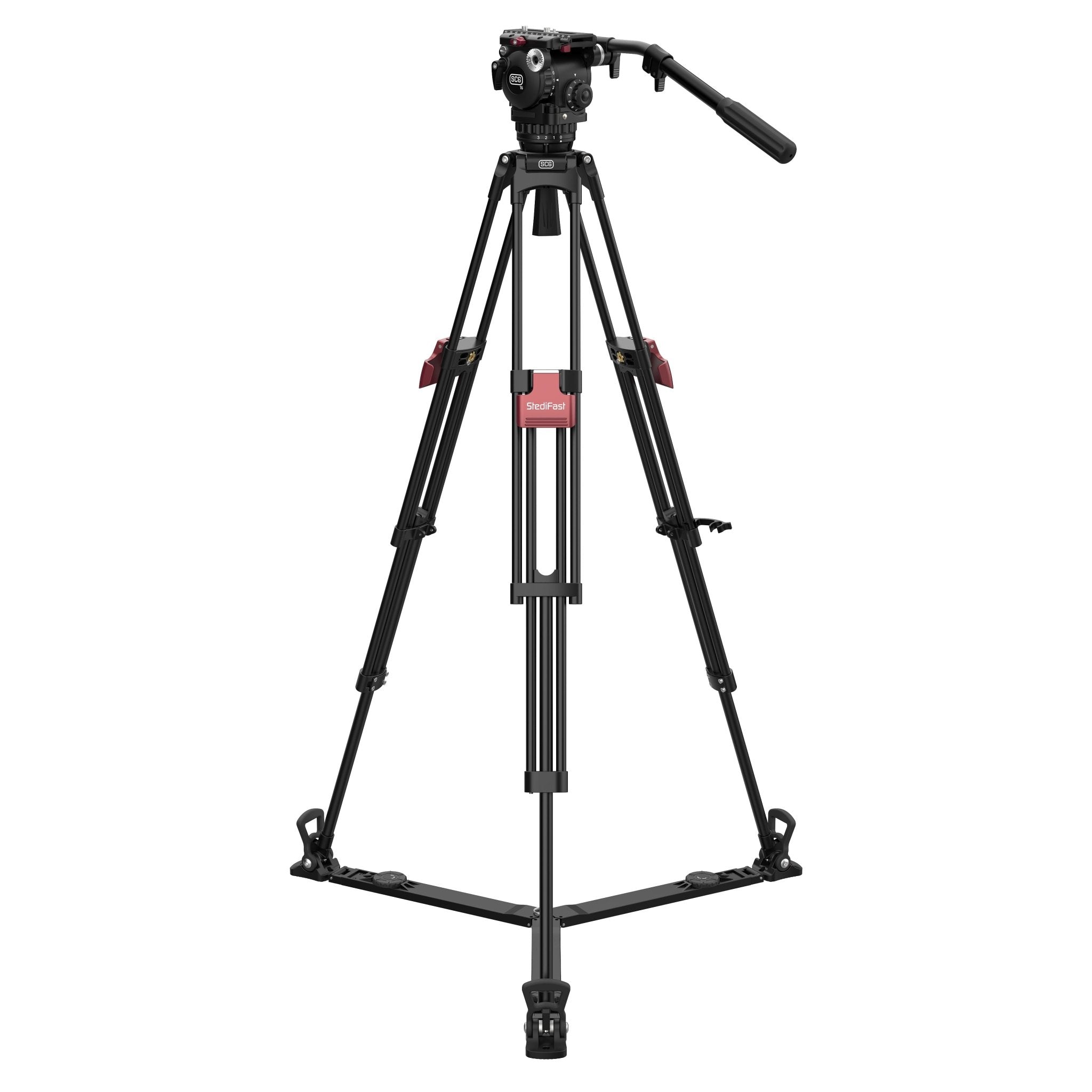 SCG T6 StediFast Tripod System - Professional Camera Tripod with Quick Release Plate for DSLR, Mirrorless & Video Cameras - Perfect for Travel, Vlogging & Outdoor Photography