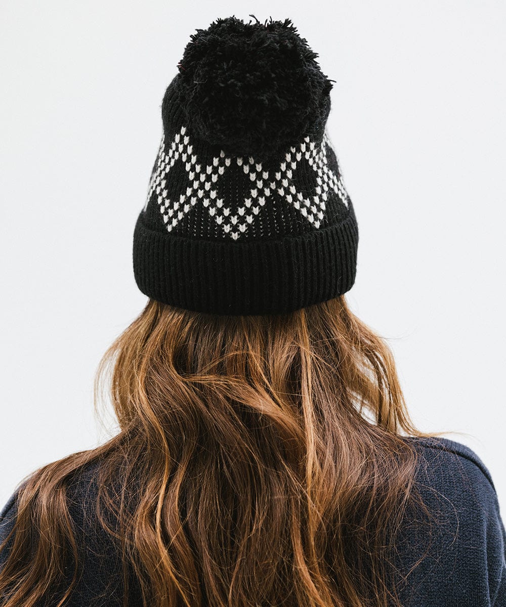 Elio Pom Beanie - Warm Winter Knit Hat with Faux Fur Pom for Men & Women - Perfect for Skiing, Snowboarding & Outdoor Activities