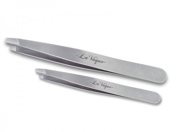 LaVaque High Precision Tweezers - Professional Stainless Steel Tweezers for Eyebrows, Eyelashes & Splinters - Perfect for Beauty, Crafting & First Aid Kits