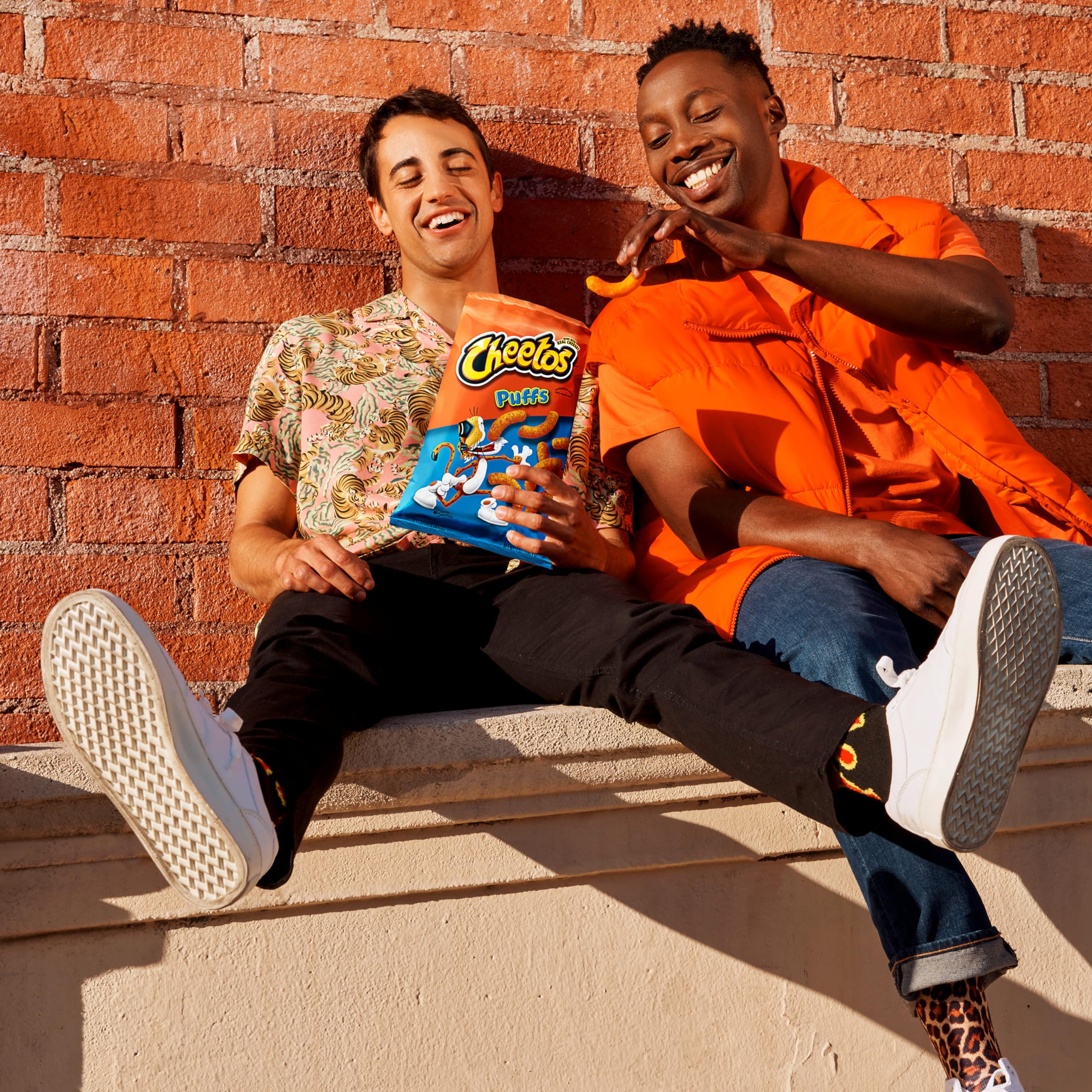 Crunchy Cheetos Cheese Flavored Puffs Snacks - 1.375oz (64 Pack) | Bulk Cheese Puffs for Parties, School Lunches & Movie Nights