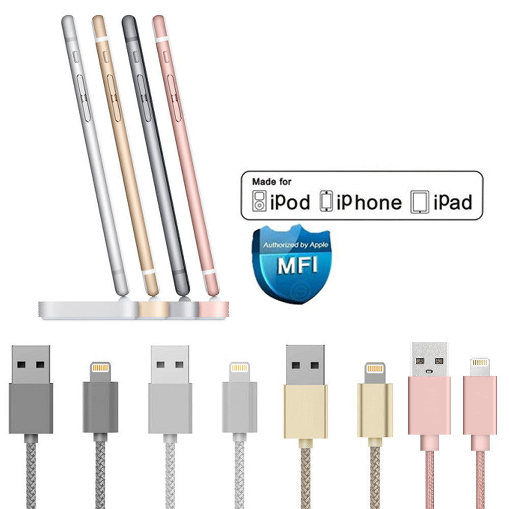 Apple MFi Certified Lightning to USB Cable (1M/3.3ft) - Fast Charging & Sync Compatible with iPhone 14/13/12/11/X/8/7/6/5 & More - Perfect for Home, Office & Travel Charging
