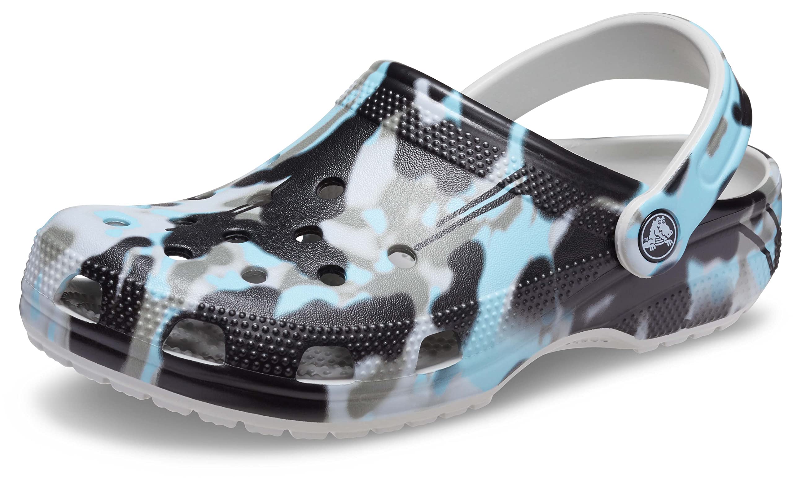 Crocs Unisex-Adult Classic Spray Camo Clog - Comfortable Lightweight Slip-On Shoes for Men & Women - Perfect for Beach, Pool, Garden & Casual Wear