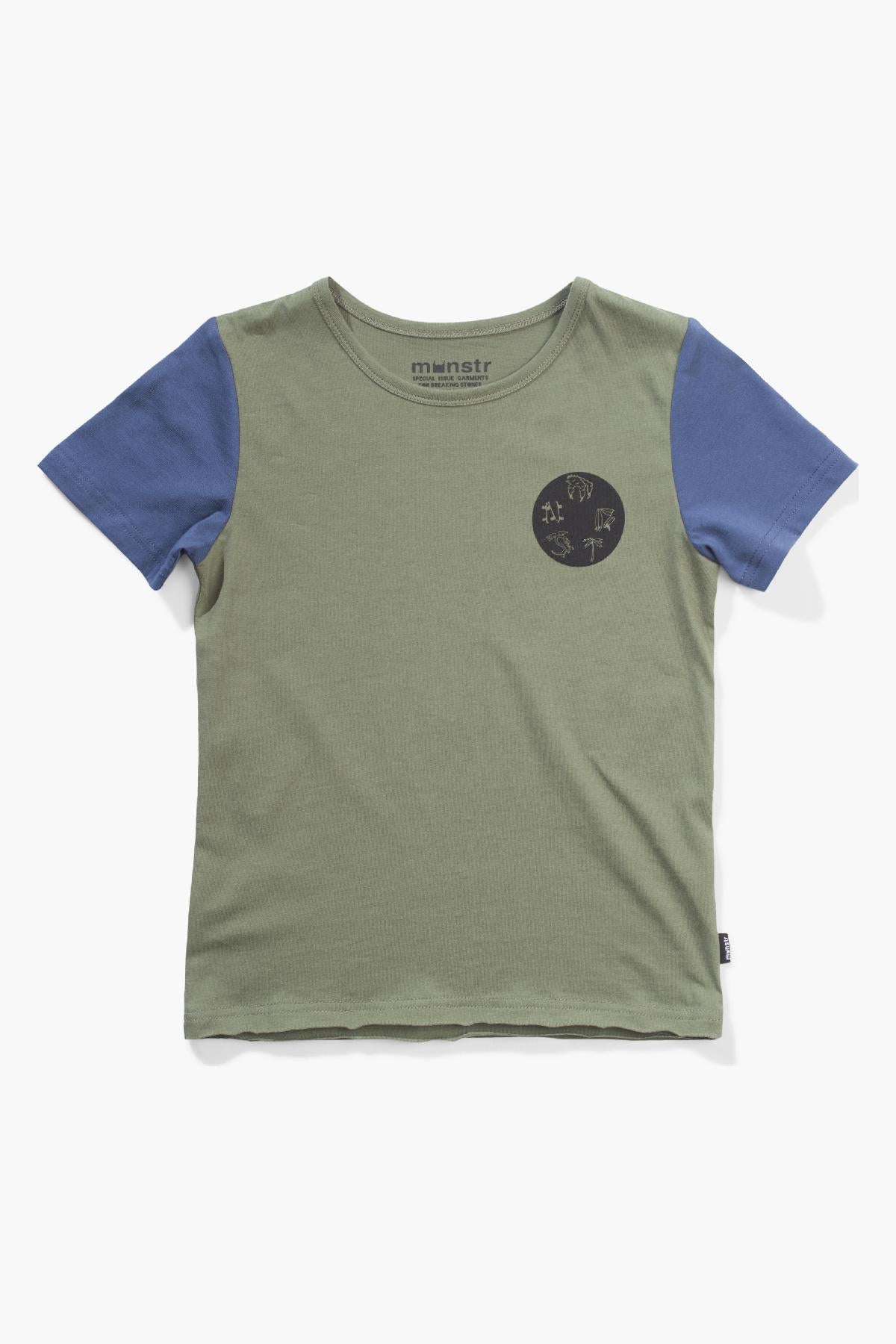 Boys Halloween T-Shirt - Munster Kids Creepy Olivine Graphic Tee for Costume Parties & Spooky Fun