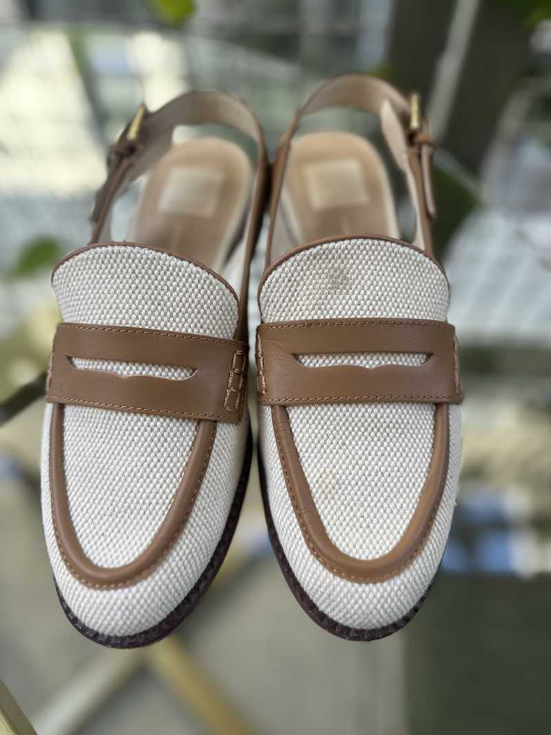 HARDI Loafers for Men & Women - Comfortable Tan Multi Canvas Slip-On Shoes - Perfect for Casual Wear, Office & Travel
