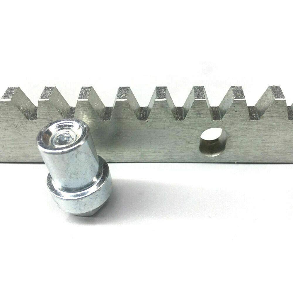 8mm Thickness Steel Gear Racks for Automatic Sliding Gate Opener - 4Pcs Kit for 13ft Sliding Door Operators with Mounting Screws | Durable Hardware for Smooth Gate Operation | Perfect for Residential & Commercial Automatic Gates