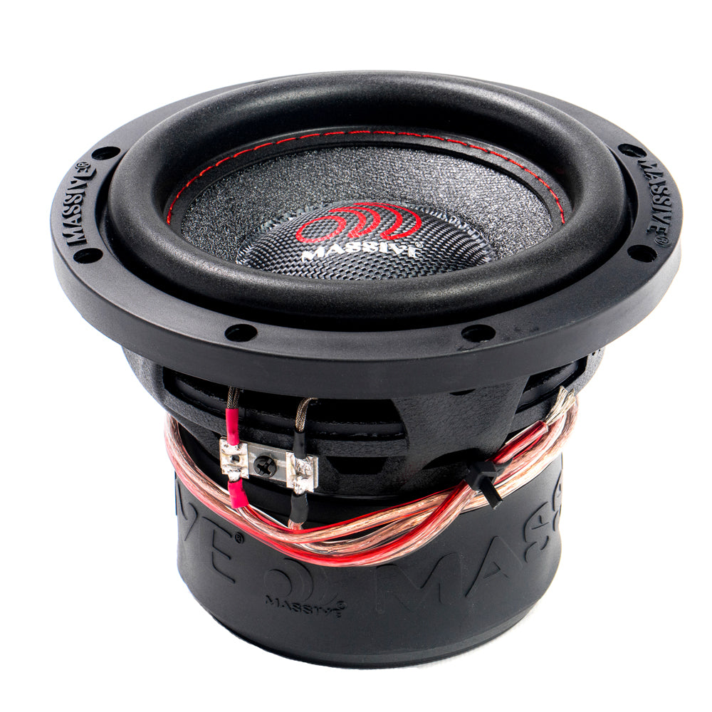 SUMMO64XL 6.5 Inch 150 Watts RMS Dual 4 Ohm Car Subwoofer with 1.5