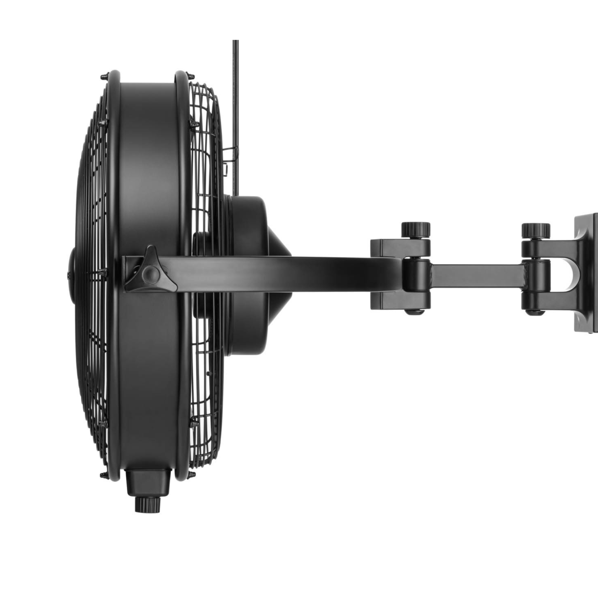 Honeywell 53031-98 Wet Rated Outdoor Patio Fan - Black Wall Mounted Ceiling Fan with Remote Control for Porch, Gazebo & Backyard