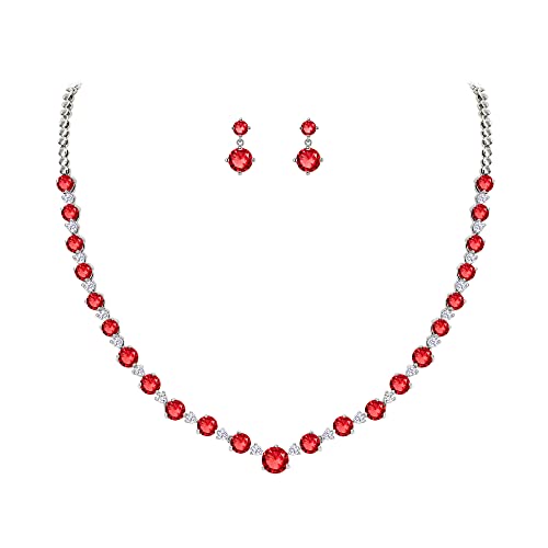 Red Silver-Tone