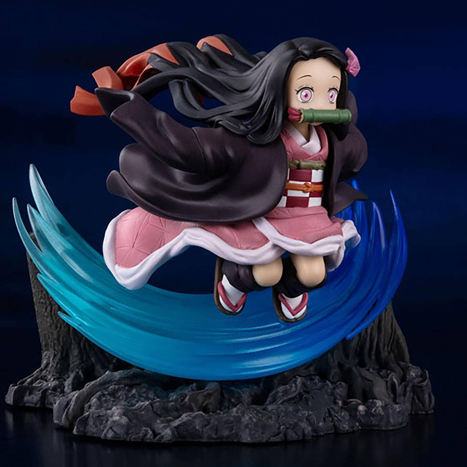 Premium Demon Slayer Kamado Nezuko Anime Action Figure - 11cm PVC Collectible Statue, Handmade Anime Toy Model for Decoration, Gifts & Souvenirs | Perfect for Anime Fans, Home Display & Cosplay Collections