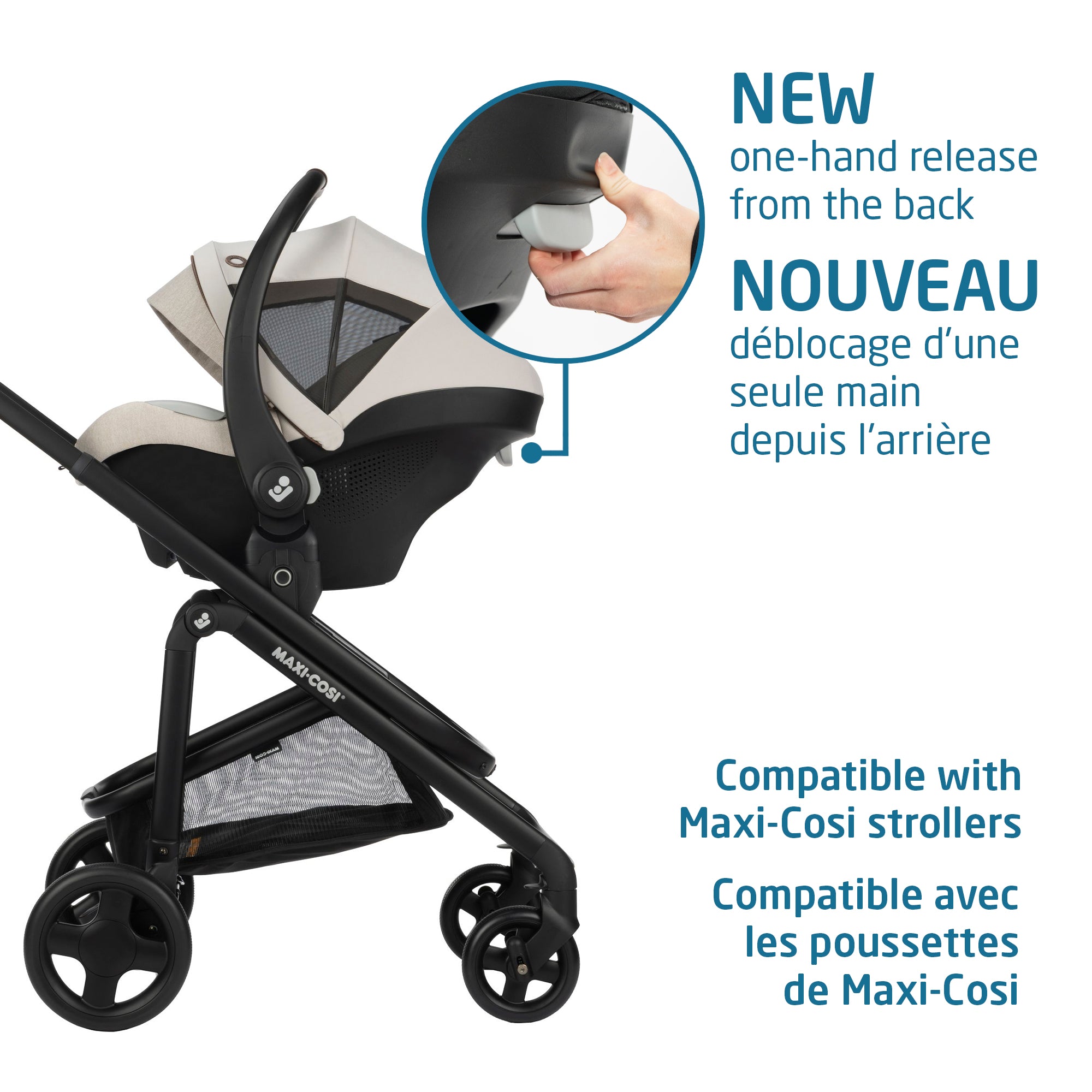 Maxi Cosi Mico Luxe+ Infant Car Seat - Premium Safety & Comfort for Newborns | Perfect for Travel, Daily Commutes & Family Outings