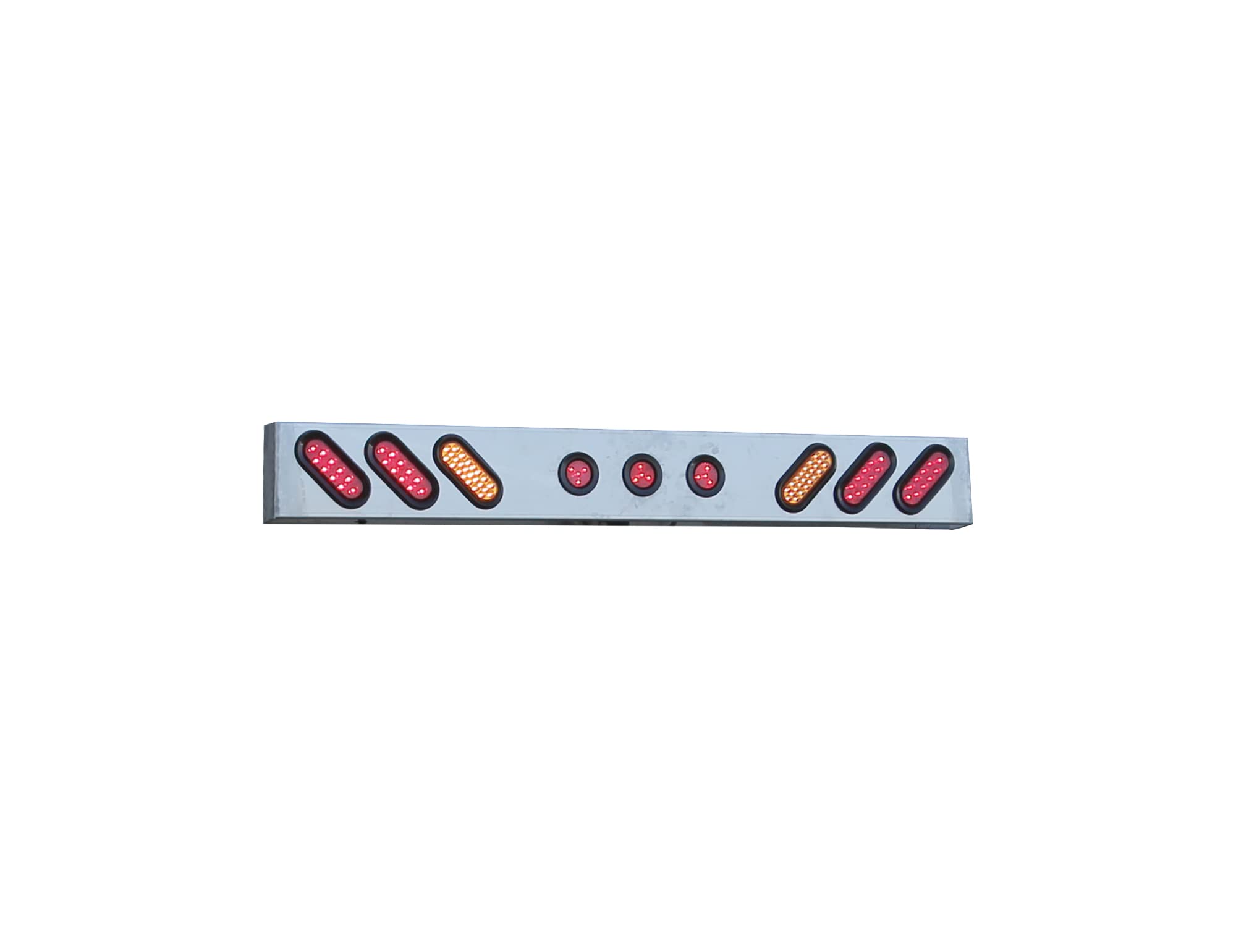Buyers Products 8891169 66 Inch DOT-Compliant Spreader Light Bar Kit with Marker Lights & Strobe Lights - Heavy Duty Truck Safety Lighting for Snow Plows, Dump Trucks & Work Vehicles