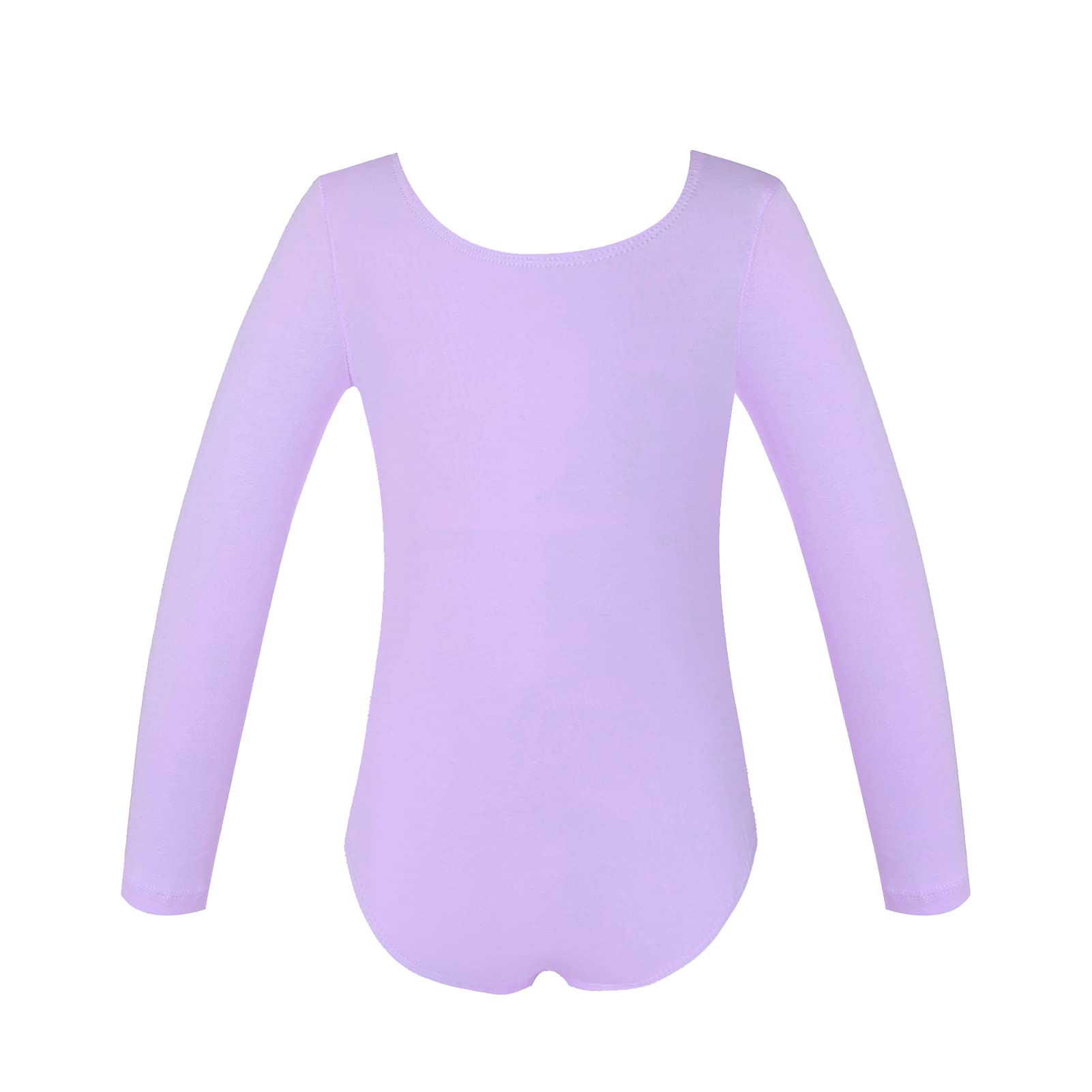 Phineein Girls Long Sleeve Basic Leotards for Kids - Dance, Gymnastics & Ballet Practice Wear