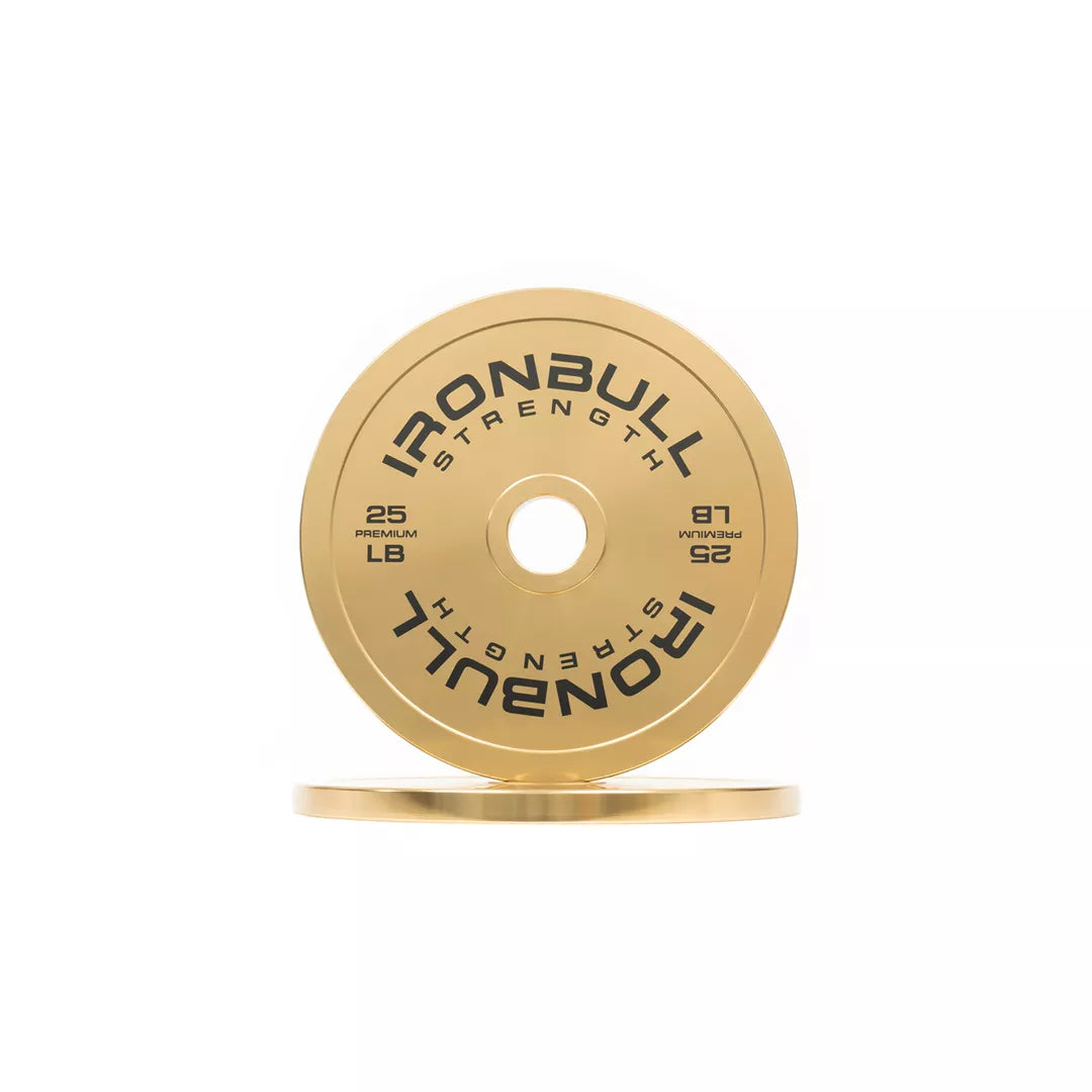 Premium Gold Plates and Weight Sets (LB) - Perfect for Gym, Home Workouts, and Strength Training