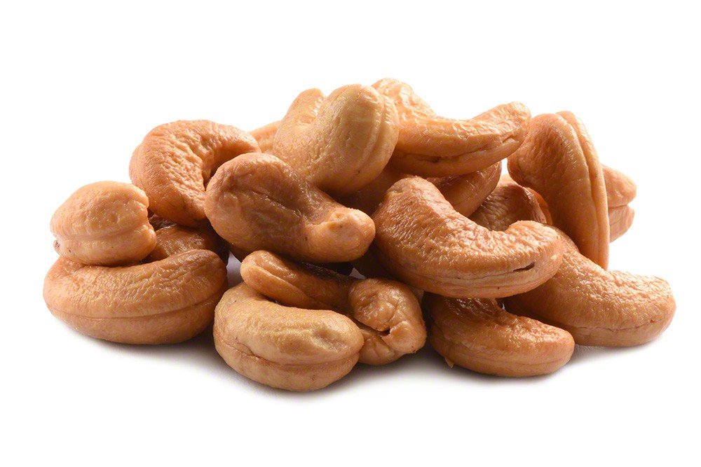 Premium Jumbo Roasted Unsalted Cashews in Bulk - 10lb Case (240 Count) | Healthy Snacks for Office, Parties & Baking | Wholesale Natural Cashew Nuts