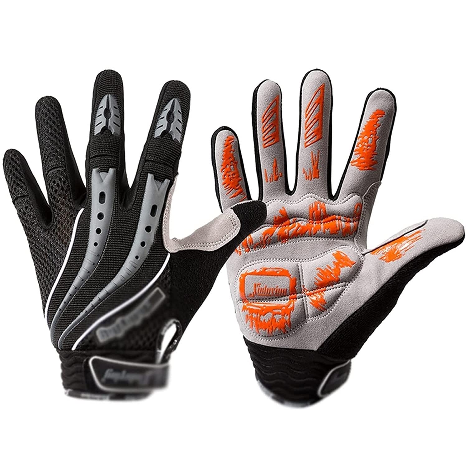 **Shockproof Bike Gloves for Men & Women - Breathable Cycling Gloves for MTB, Road Bikes - Padded Comfort for Spring & Autumn Riding - Ideal for Outdoor Cycling, Mountain Biking & Climbing**
