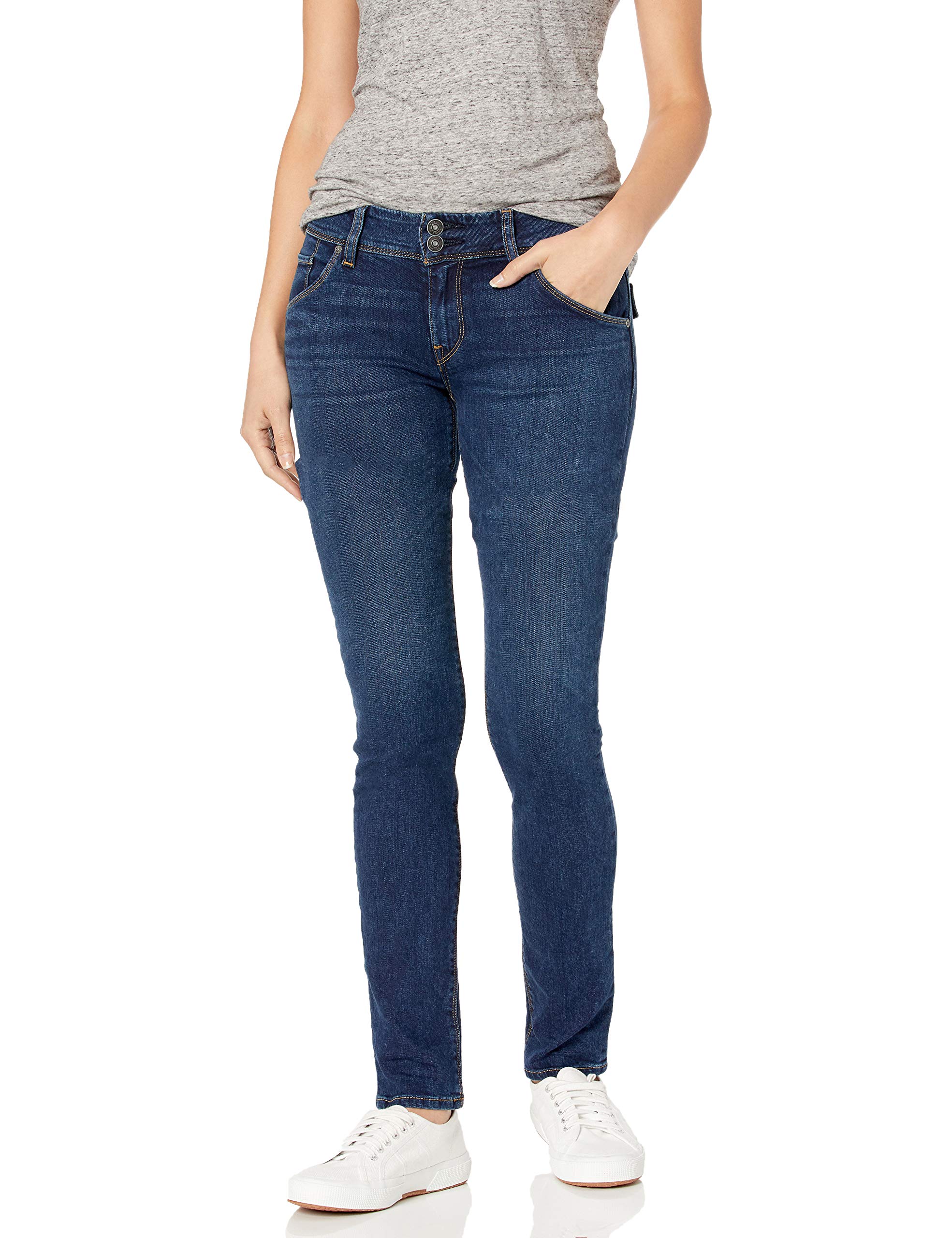 HUDSON Women's The Collin Comfort Stretch Bootcut Jeans - High Waist Denim Pants for Casual & Work Wear | Perfect for Office, Date Night & Everyday Outfits