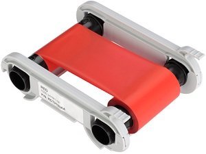 Evolis RCT013NAA Red Printer Ribbon - Premium Quality Ribbon for ID Card Printers | Perfect for Office, School, and Business Security Badge Printing