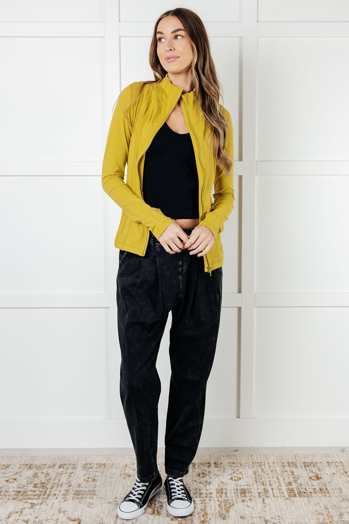 Limber Up Straight Leg Sweats in Black - Comfortable High Waist Jogger Pants for Women, Perfect for Yoga, Running, and Lounge Wear