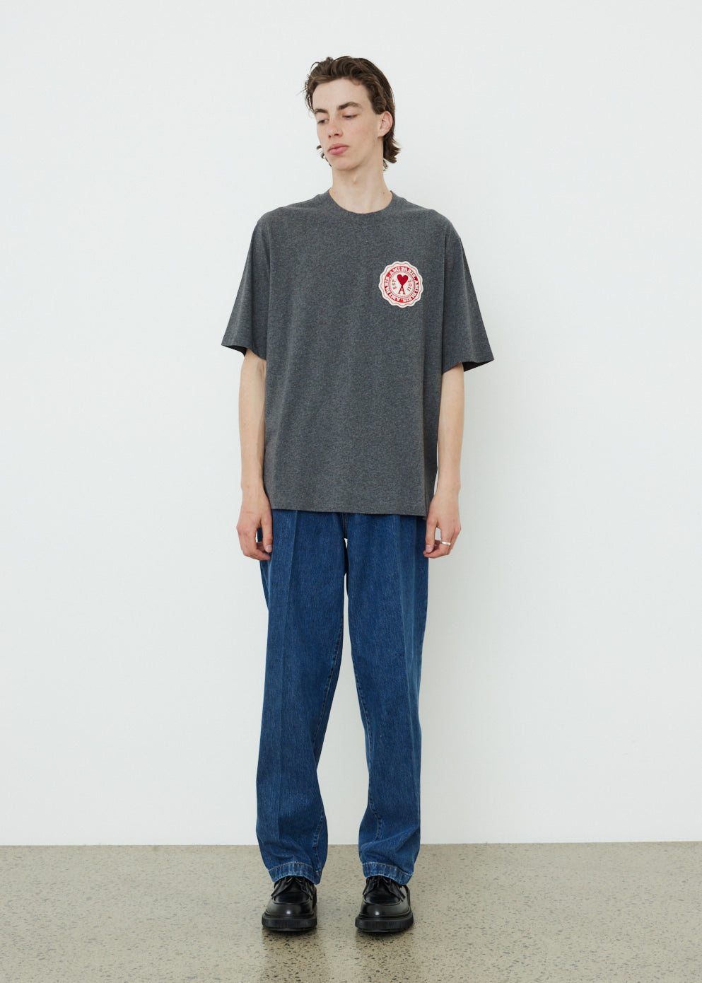 Ami France Patch T-Shirt - Stylish Graphic Tee for Men & Women | Perfect for Casual Wear, Street Fashion & Everyday Outfits