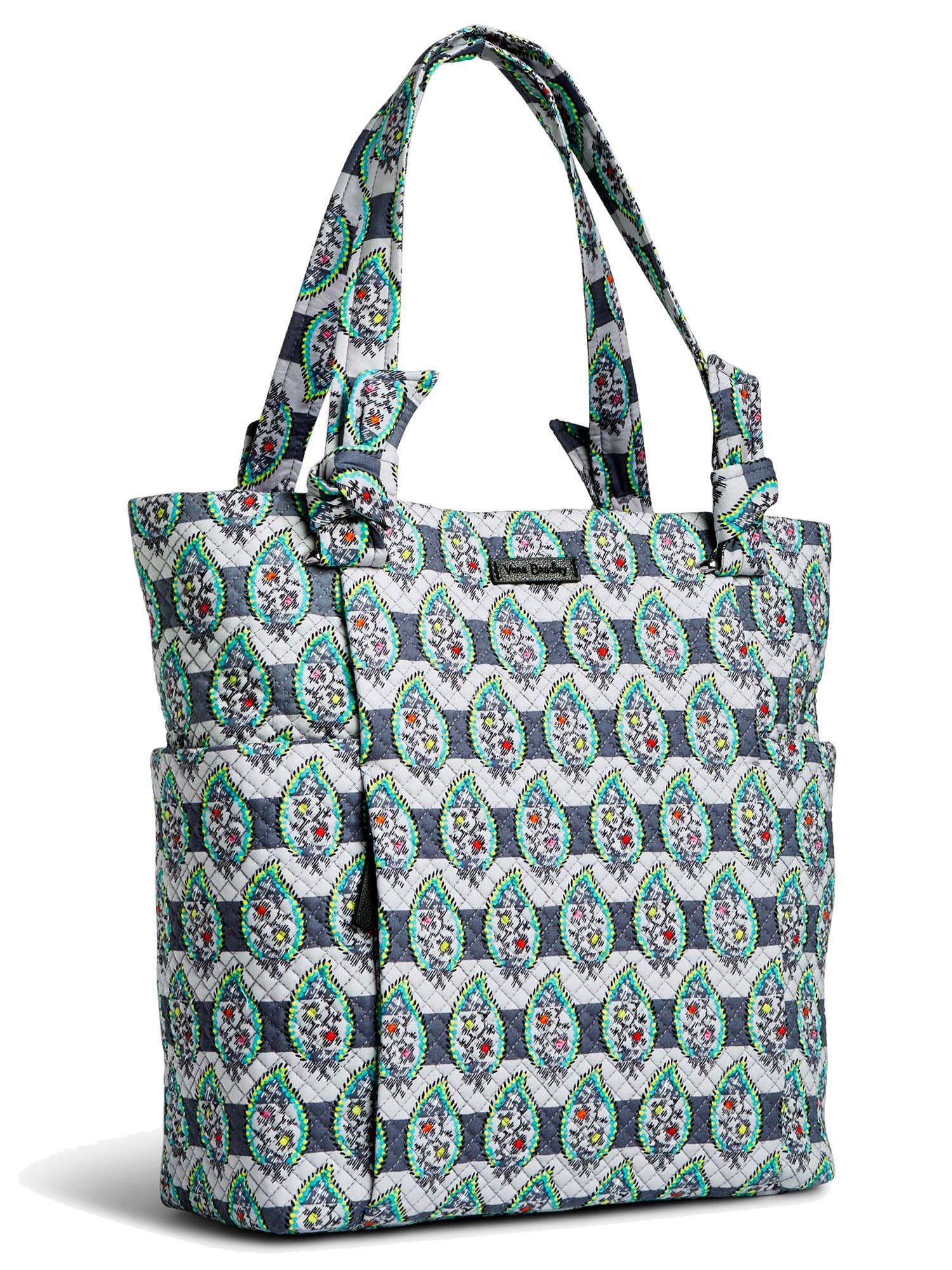 Vera Bradley Cotton Hadley Tote Bag - Stylish & Durable Women's Shoulder Bag for Work, Travel & Shopping | Perfect for Office, Commute & Weekend Outings