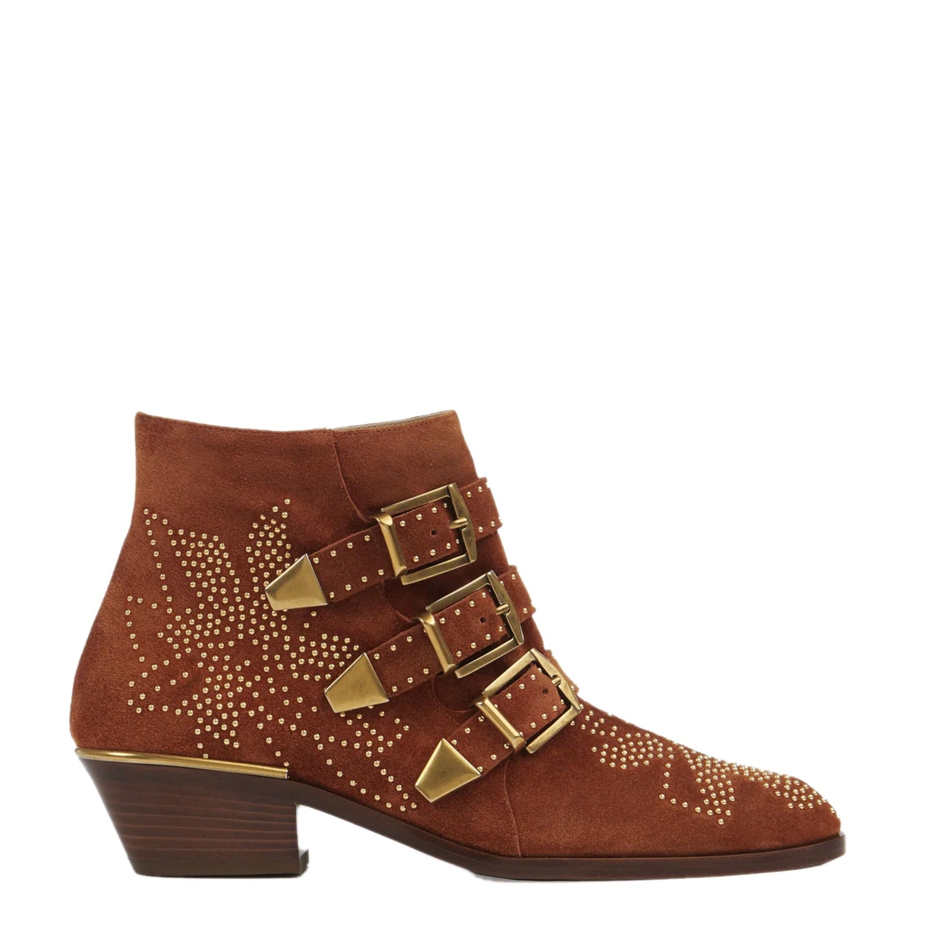 Susanna Women's Low Boots - Comfortable Ankle Booties in Ochre Brown | Casual & Dressy Fall & Winter Shoes for Women | Perfect for Work, Date Night & Everyday Wear