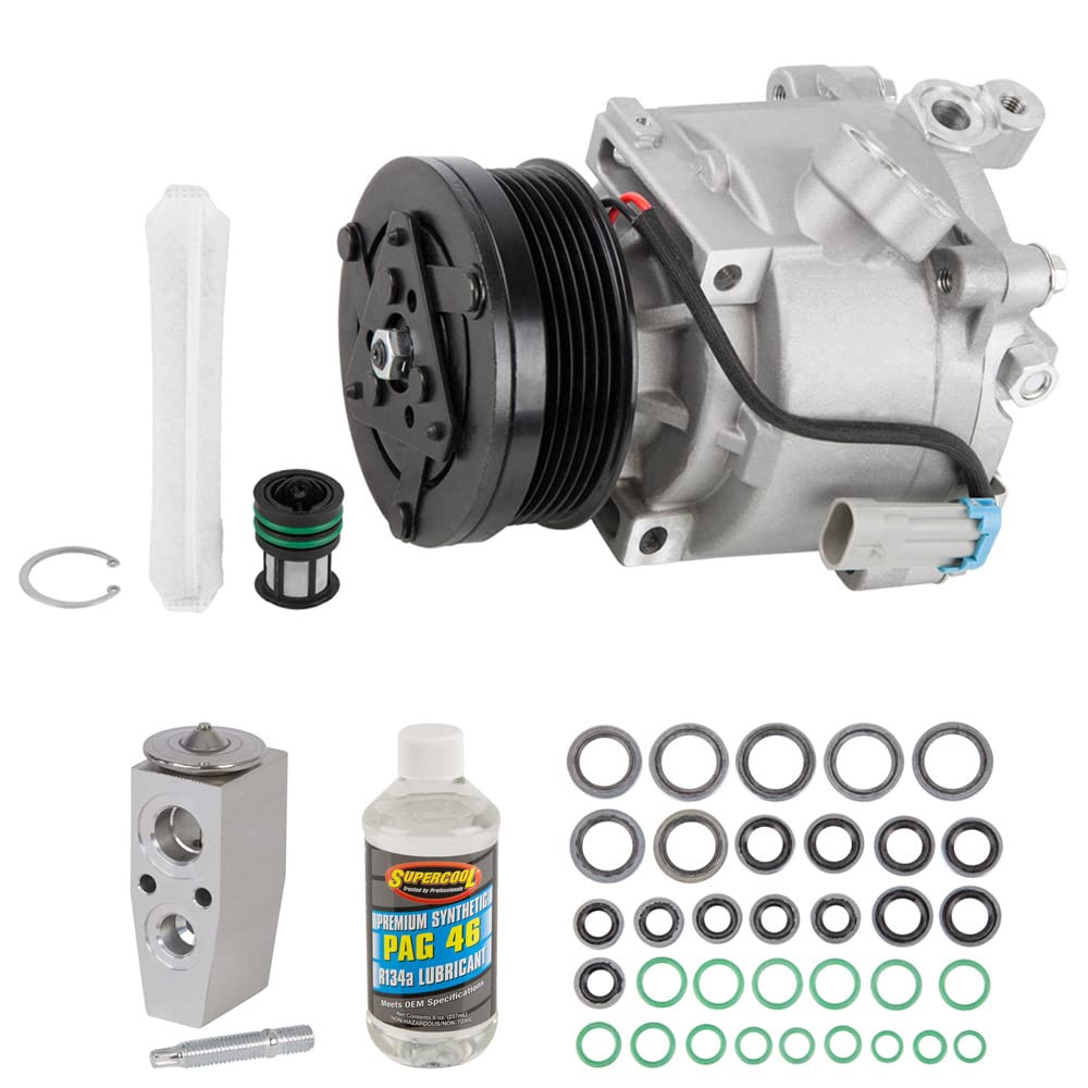2016-2018 Chevy Sonic AC Compressor & A/C Repair Kit - OEM Replacement 61-93679RK by BuyAutoParts - Perfect for Summer Cooling System Repairs & Maintenance