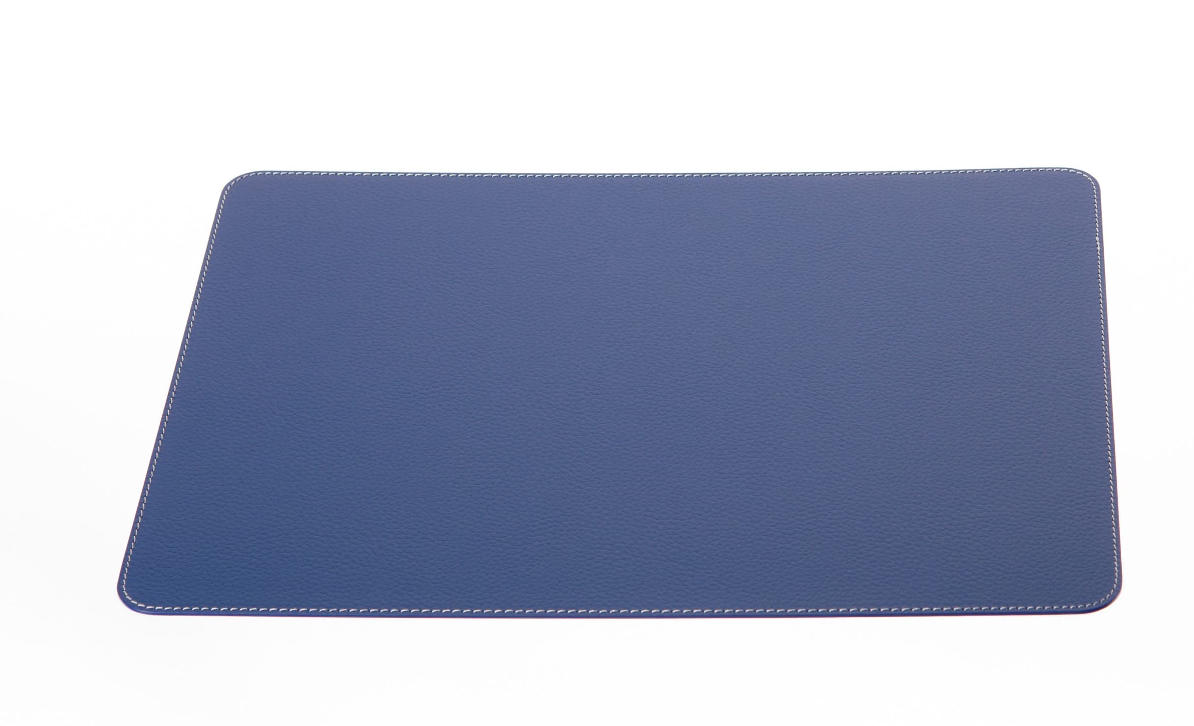 Eco-Friendly Recycled Leather Placemats and Coasters Set - 4 Table Mats (18