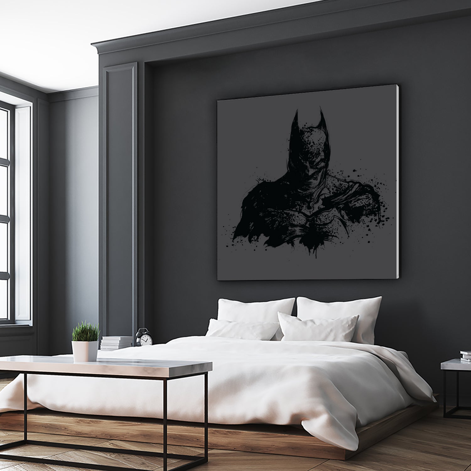 Behind the Shadows - Gothic Home Decor & Unique Wall Art for Dark Aesthetic Interiors | Perfect for Halloween, Gothic Themed Rooms & Spooky Decorations