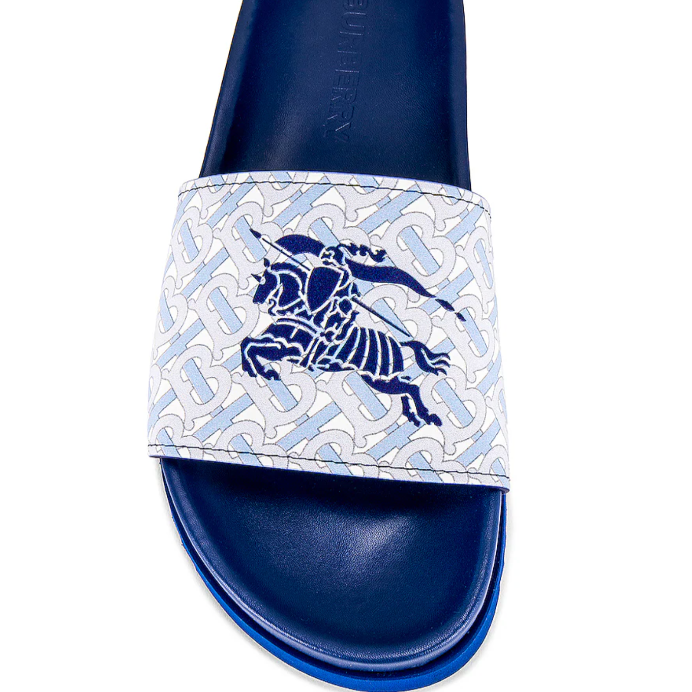 Burberry Melroy Sliders - Men's Luxury Slide Sandals with Monogram Print - Perfect for Beach, Pool & Summer Casual Wear