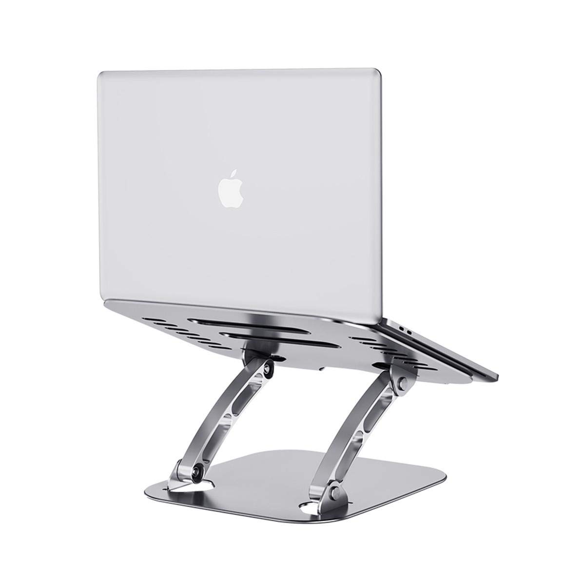 BoxWave Executive VersaView Laptop Stand - Adjustable Ergonomic Metal Stand for HP Pavilion x2 (10-n013dx) - Silver | Perfect for Office, Home & Travel Use