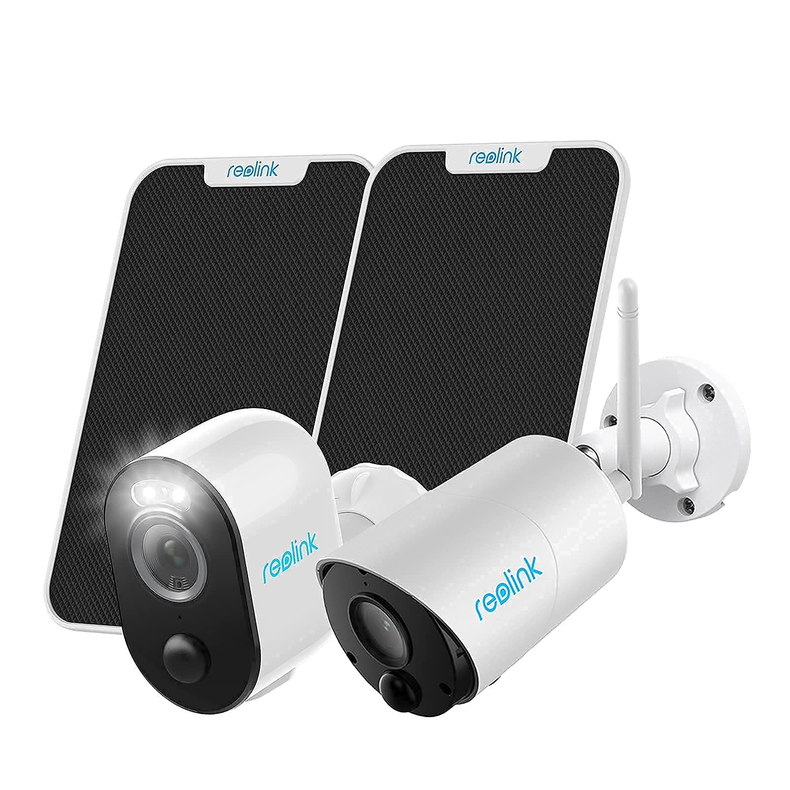 Argus 3 Pro & Argus Eco Wireless Solar Security Camera Bundle - Battery Powered Outdoor Surveillance System for Home Security, Business Monitoring & Property Protection