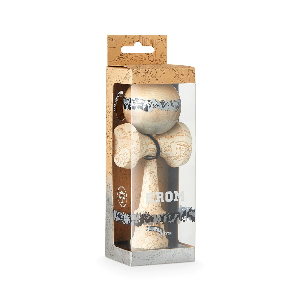 Krom Unity Halcyon Kendama - Premium Japanese Skill Toy for Beginners & Pros - Perfect for Stress Relief, Hand-Eye Coordination & Fun Outdoor/Indoor Play
