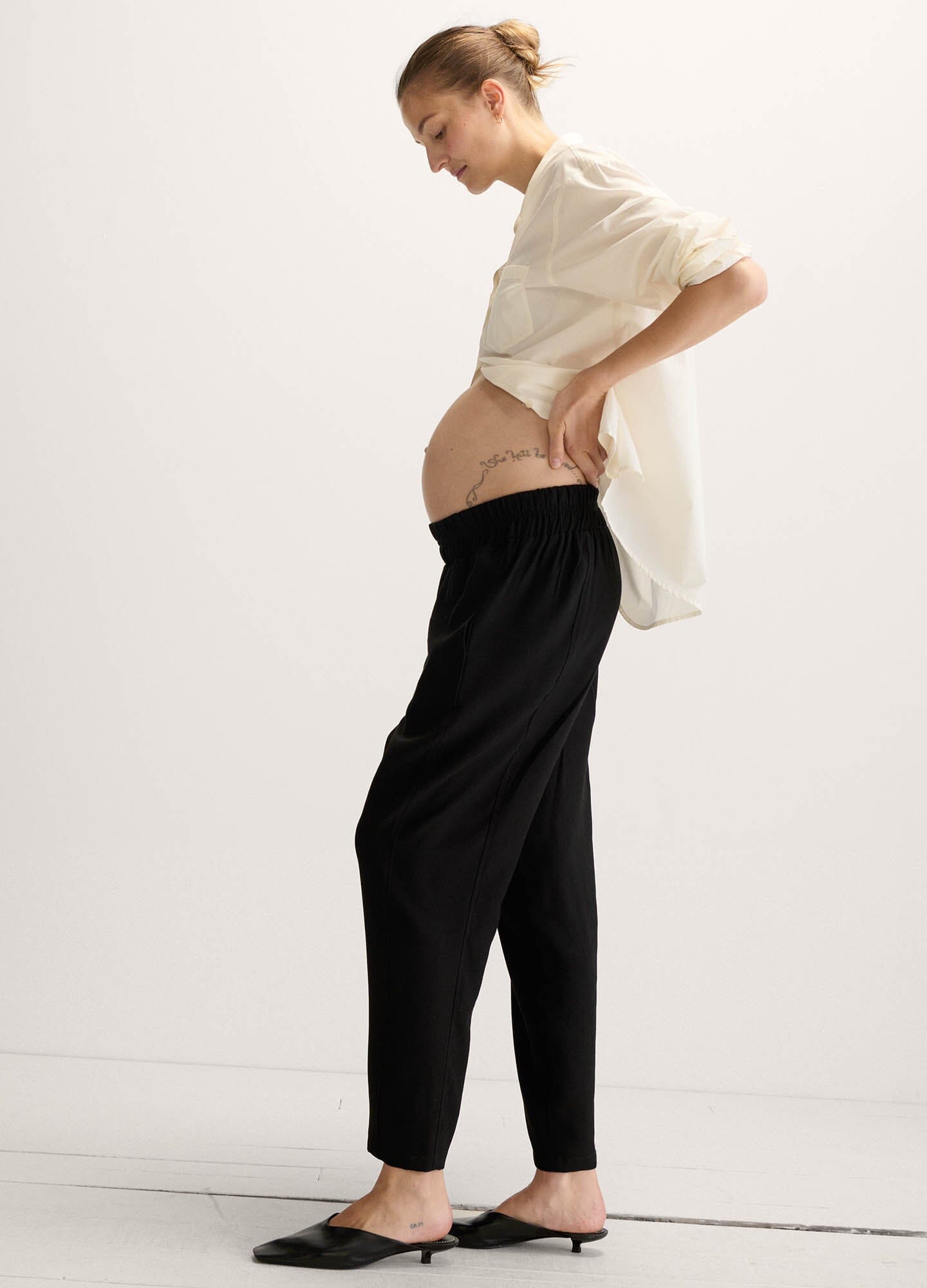 The Asher Maternity Pant - Comfortable Stretch Pregnancy Pants for Women - Perfect for Work, Travel & Everyday Wear