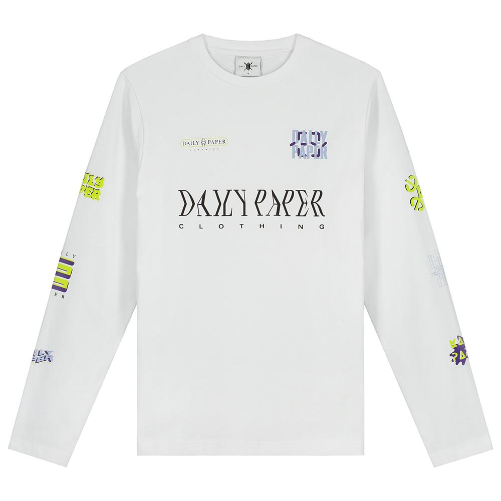 DAILY PAPER HEFF White T-Shirt for Men - Premium Cotton Casual Tee - Streetwear Fashion - Perfect for Everyday Wear & Urban Style