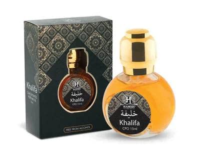 Premium Khalifa CPO 15ml Attar by Hamidi - Alcohol-Free Concentrated Perfume Oil for Men | Long-Lasting Arabic Fragrance | Perfect for Daily Wear, Special Occasions & Gift Giving