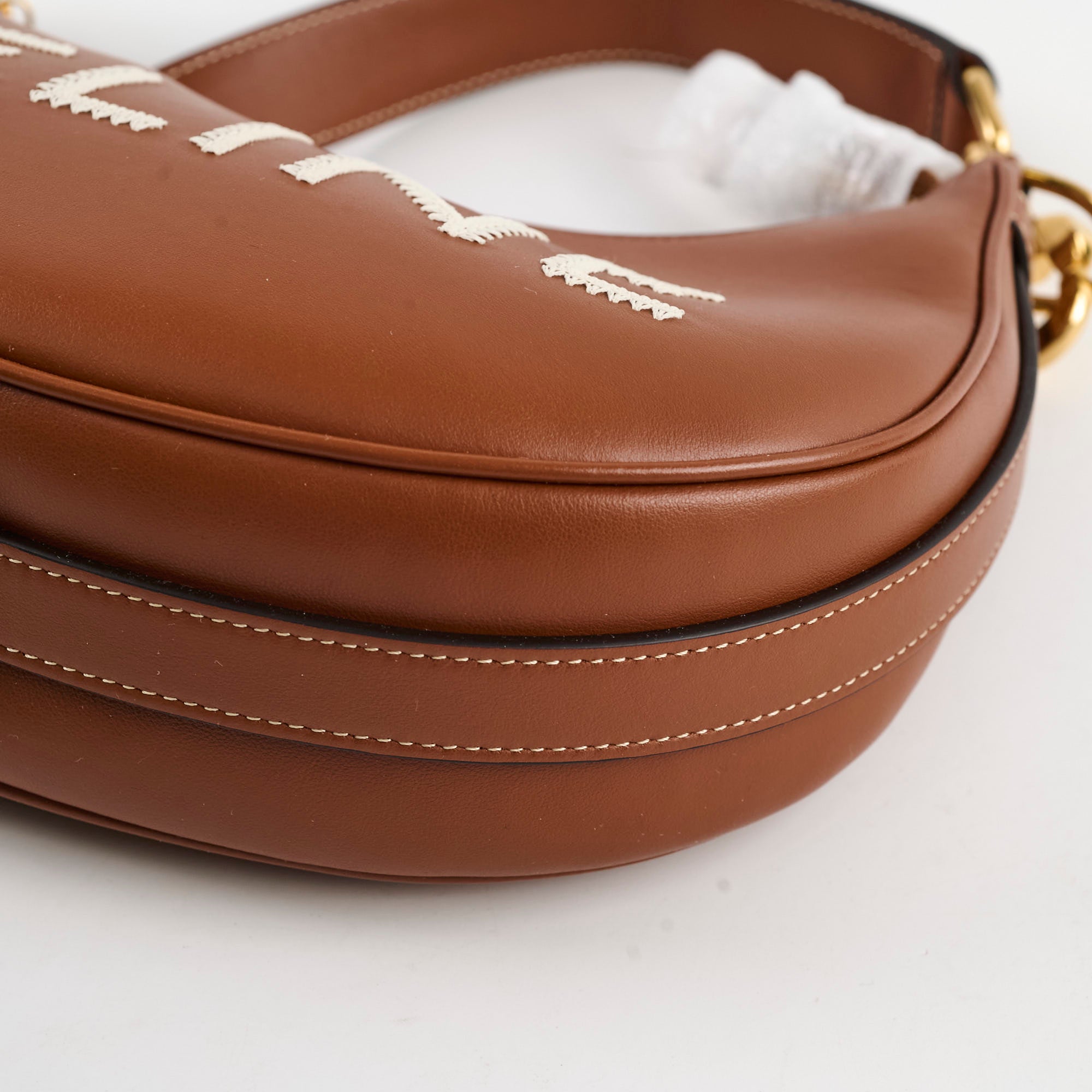 Celine Medium Ava Strap Bag in Smooth Calfskin Tan - Luxury Crossbody Bag for Women, Perfect for Work, Travel & Everyday Use