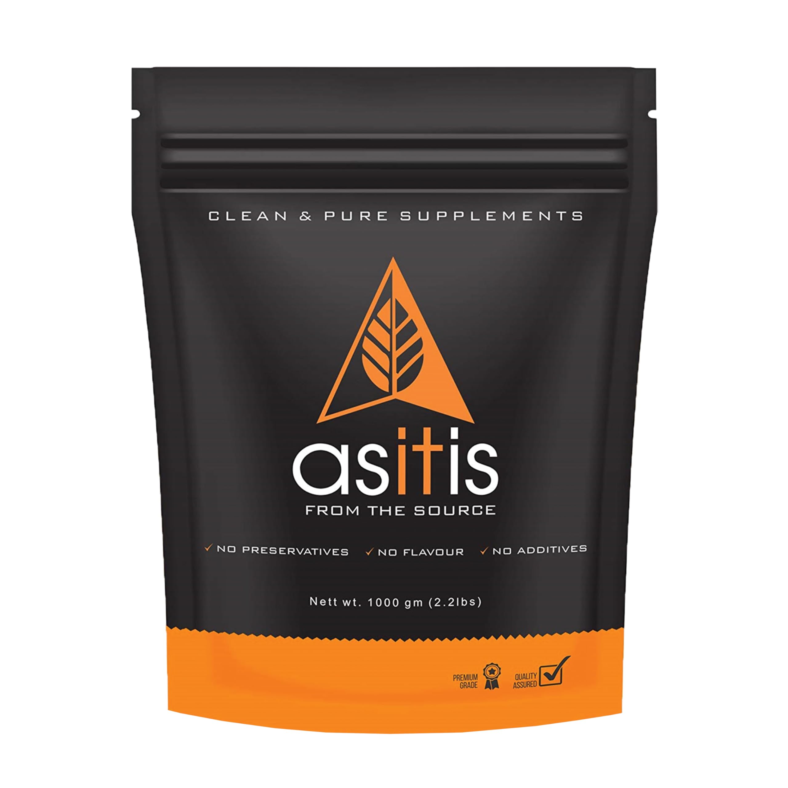 Asitis Nutrition 100% Soy Protein Isolate Powder - 27g Protein per Serving, All 9 Essential Amino Acids, Vegan Plant-Based Protein Supplement, Unflavored, Zero Cholesterol & Additives - 1000g (33 Servings) for Muscle Recovery, Weight Management & Healthy Lifestyle