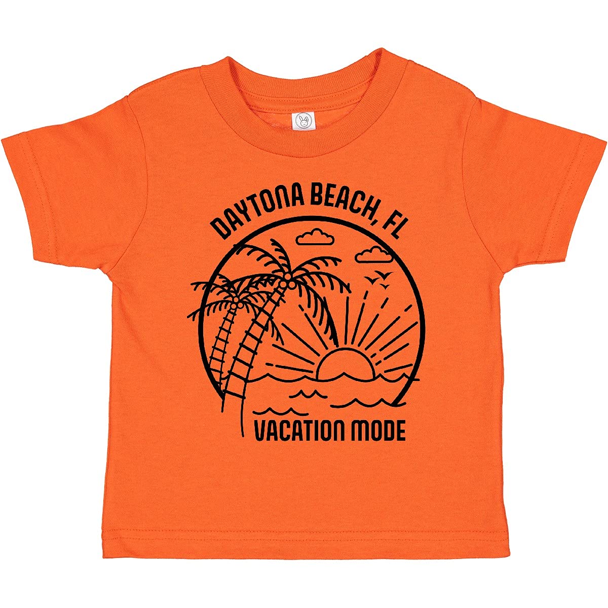 Inktastic Summer Vacation Mode Daytona Beach Florida Toddler T-Shirt - Cute Graphic Tee for Boys & Girls - Perfect for Beach Trips, Family Vacations & Casual Outings