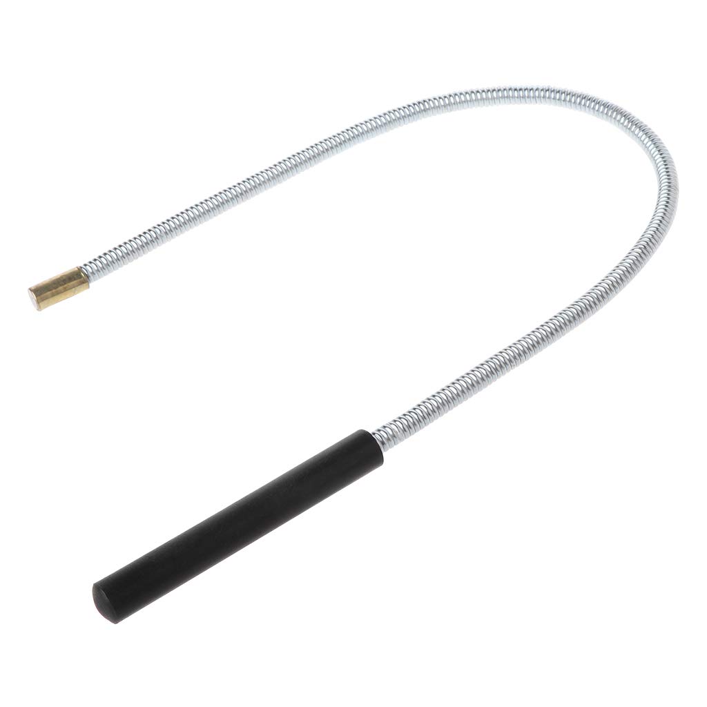 41cm Magnetic Pickup Tool with Flexible Thin Metal Tip - Flat Head Automotive Repair Pickup Rod for Dropped Screws & Small Parts - Ideal for Mechanics, DIY & Hard-to-Reach Areas