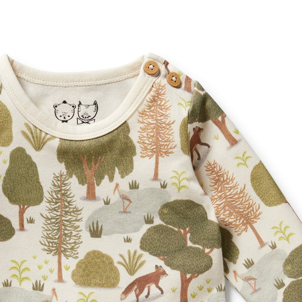 Organic Cotton Baby Bodysuit - Little Trees | Soft & Breathable Onesie for Newborns & Infants | Perfect for Everyday Wear, Playtime & Photo Shoots