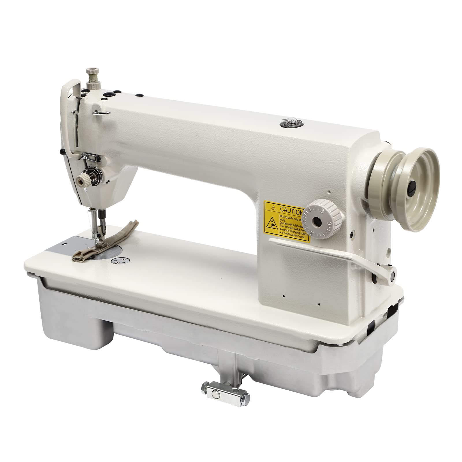 Industrial Heavy Duty Sewing Machine | High-Speed Commercial Straight Stitch Flatbed Sewing Machine for Leather, Canvas, Rubber - Perfect for Shoes, Boots, Bags & Doll Making (8700 Machine Head) | Ideal for Professional Tailoring, Upholstery & DIY Craft Projects