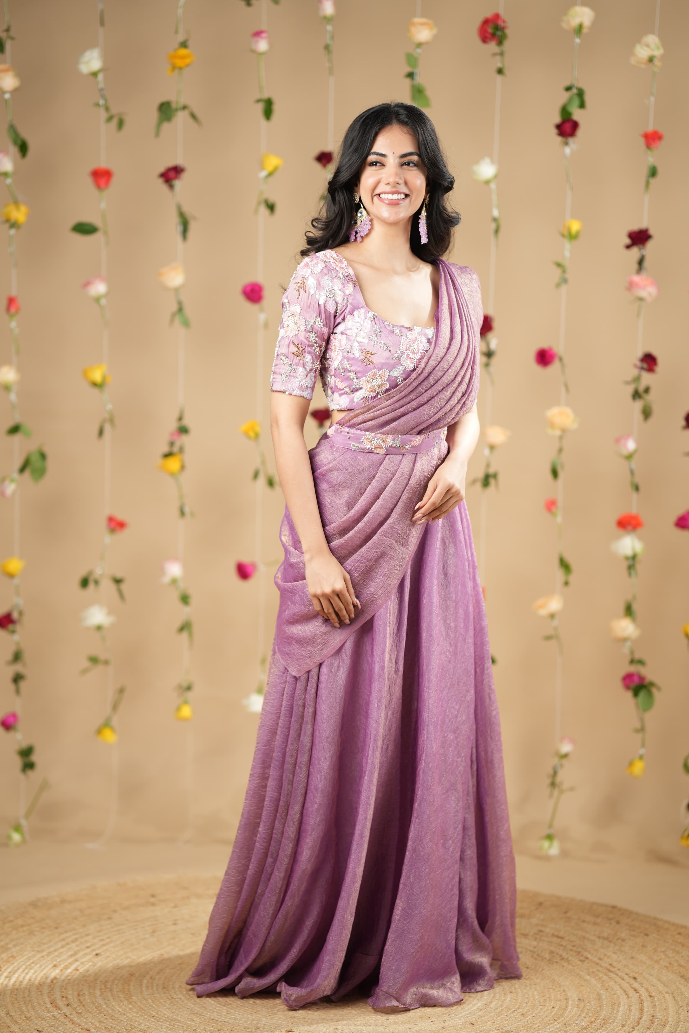 Luxra Premium Designer Drape Wear DD702 - Elegant & Stylish Home Decor for Living Room, Bedroom & Wedding Events