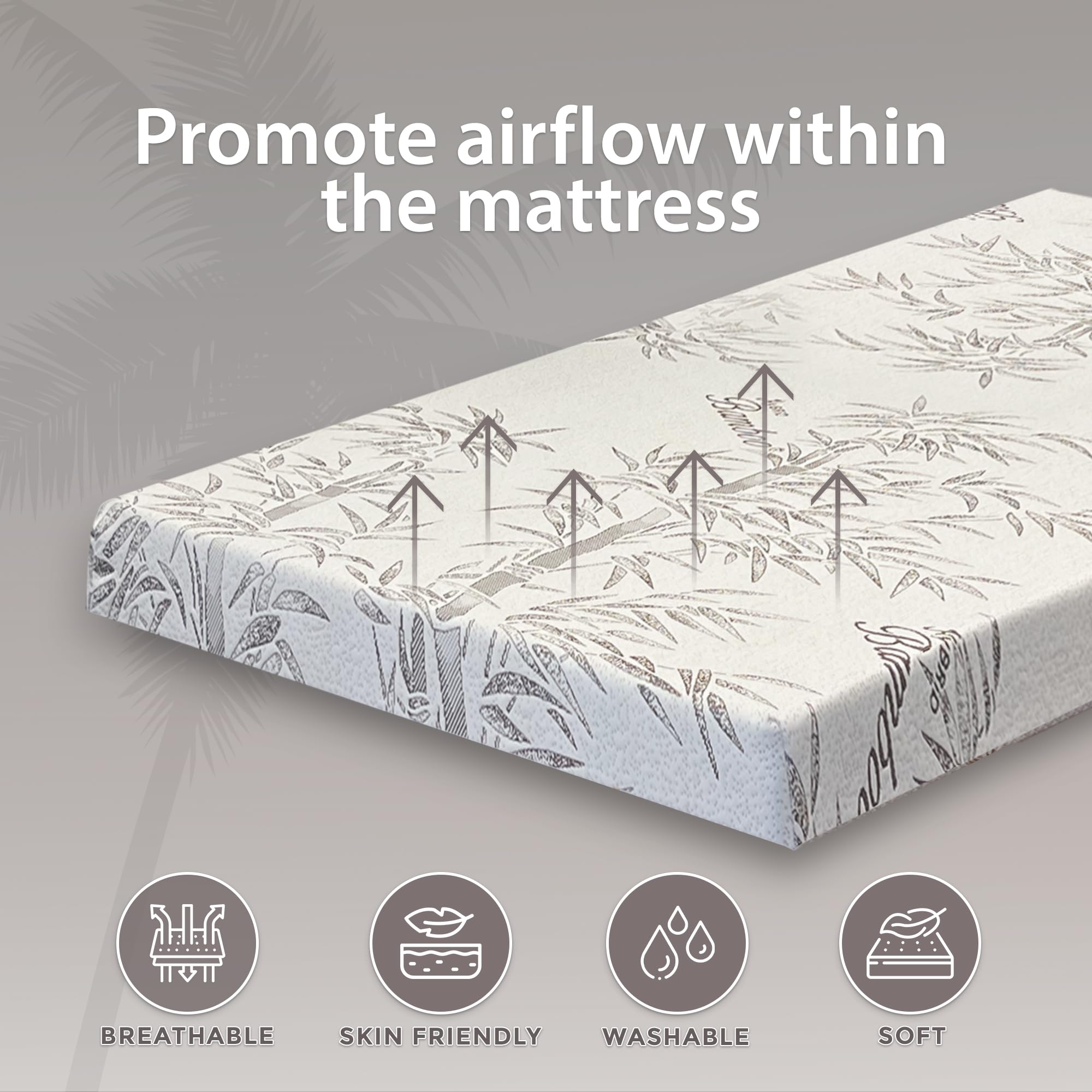 Econo Plus 6-Inch Euro-Top Quilted Foam Mattress King Size - Premium Comfort for Bedroom, Guest Room & RV - Pressure Relief & Support for Back Sleepers