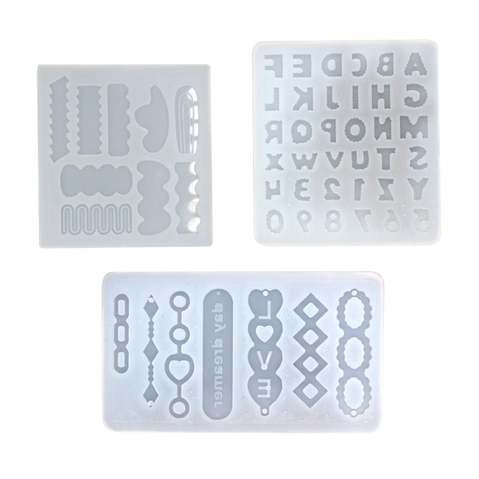 DIY Silicone Jewelry Molds for Resin Art - Pendant, Earring & Necklace Making Supplies - Perfect for Handmade Jewelry, Gifts & Craft Projects