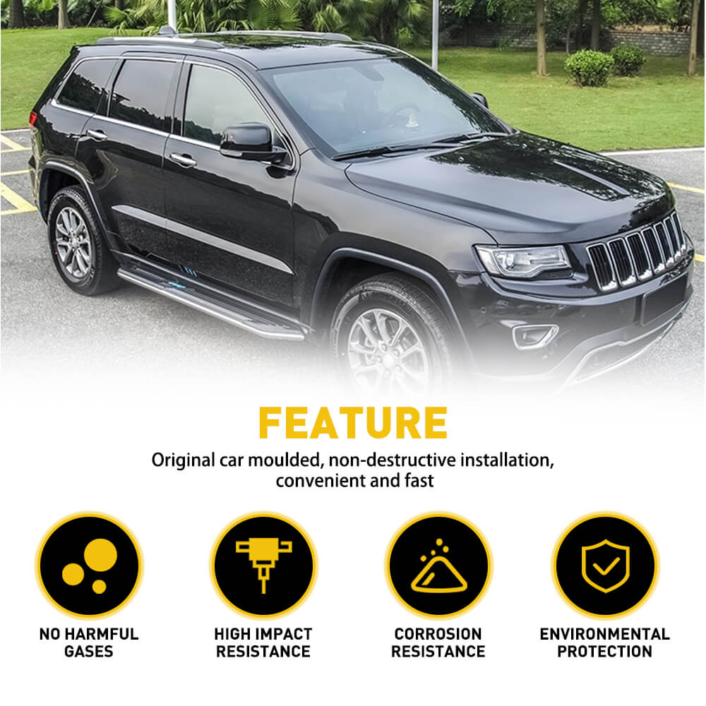 11-20 Jeep Grand Cherokee Mud Flaps - Front & Rear Splash Guards for Off-Road & All-Weather Protection | Durable Auto Accessories for Adventure & Daily Driving